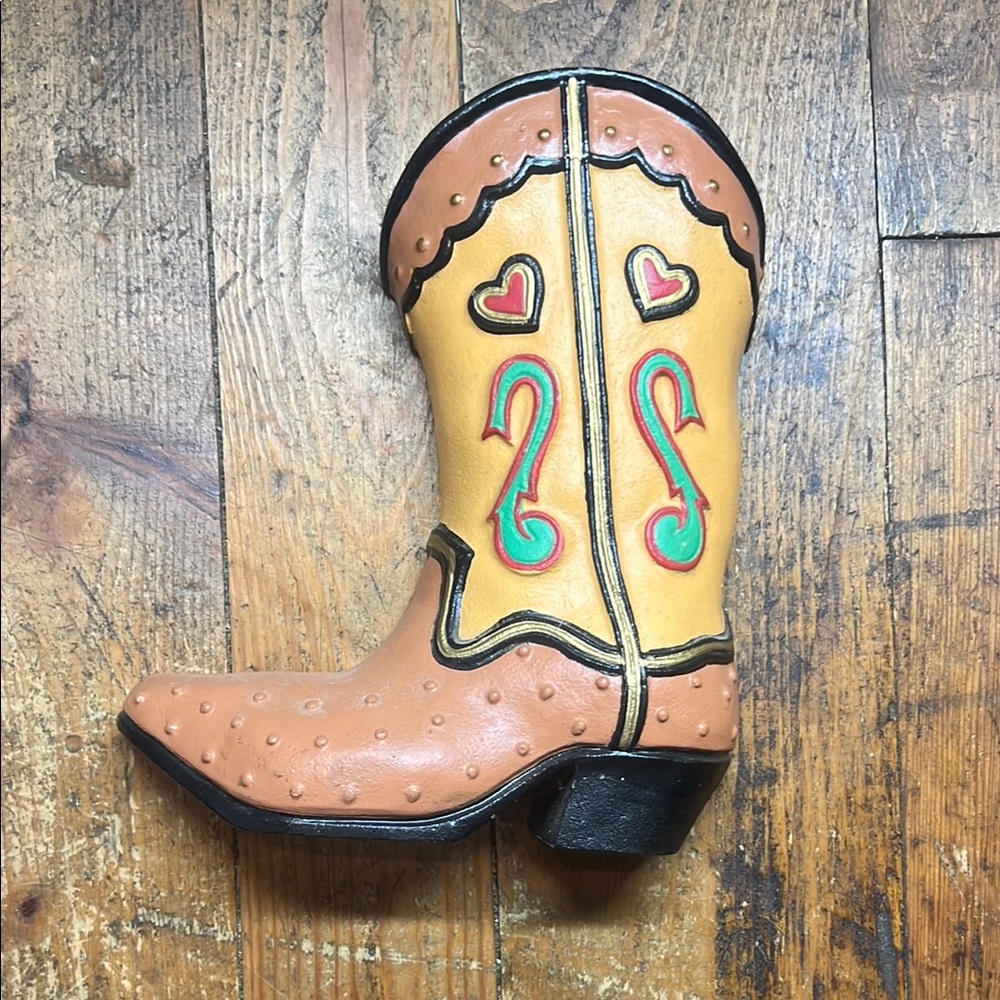 Department 56 Cowboy Boot Iron Door Stop